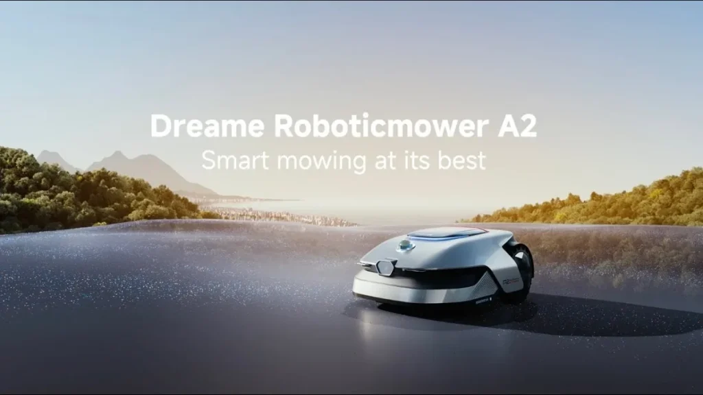 Stillbild ur Dreames video om robotgräsklipparen A2
